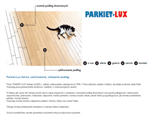 Tablet Screenshot of parkiet-lux.com